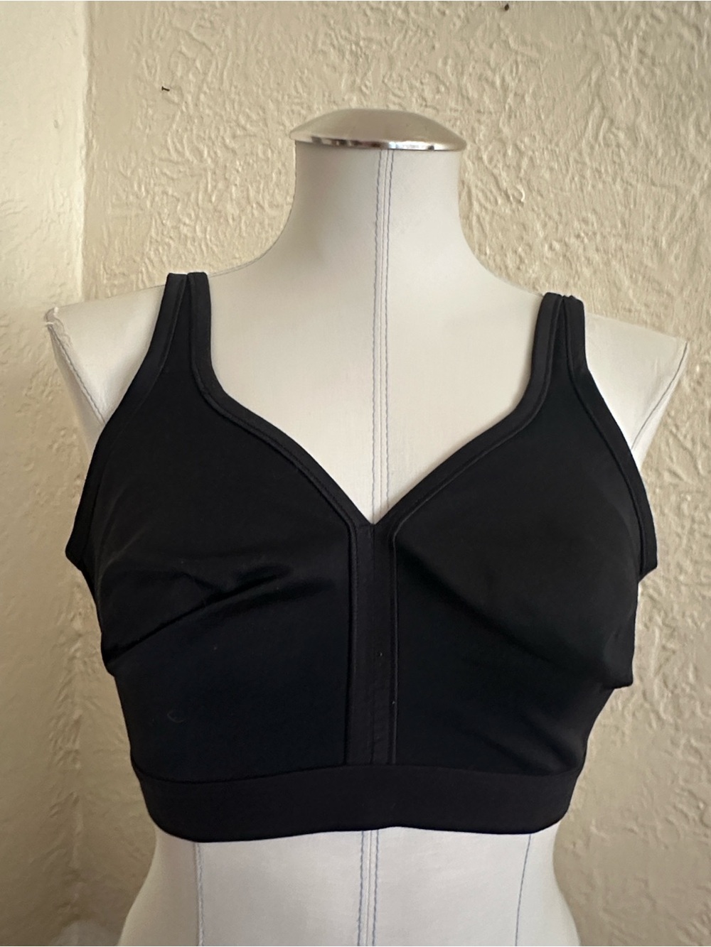 Soma Embraceable Full Coverage Wireless Unlined Black Bra 36DD